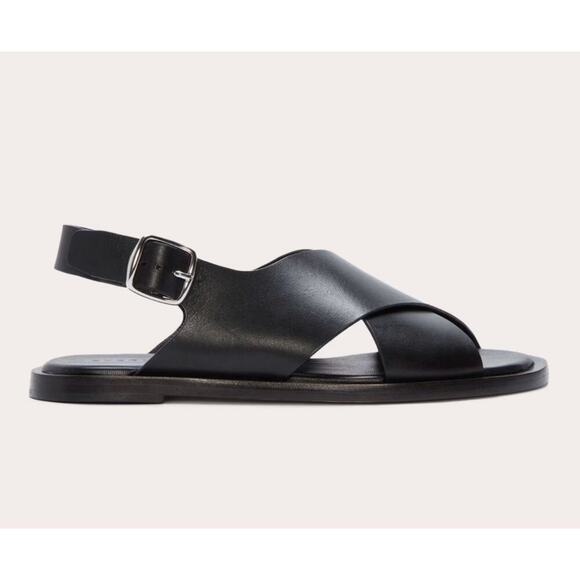 NEW Everlane The City Crossover Sandal In Black Size 10.5 - Picture 3 of 9